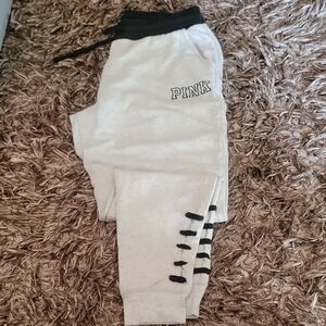 PINK Victoria's Secret Kids Jogger Pants - Gray
